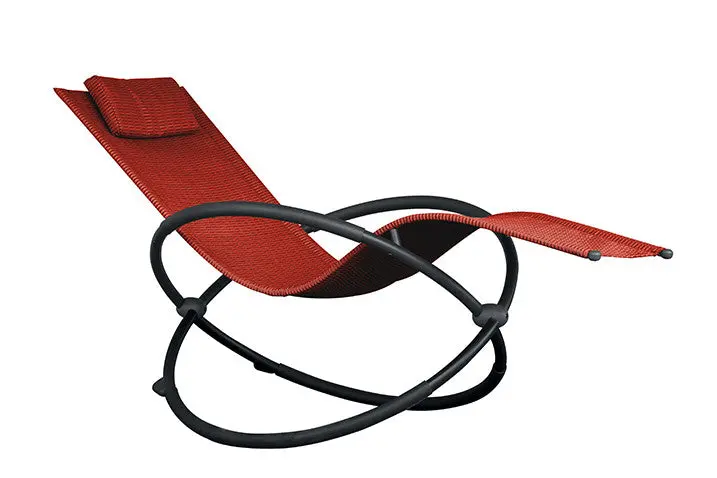 Orbital Lounger - Steel (Cherry Red) 1