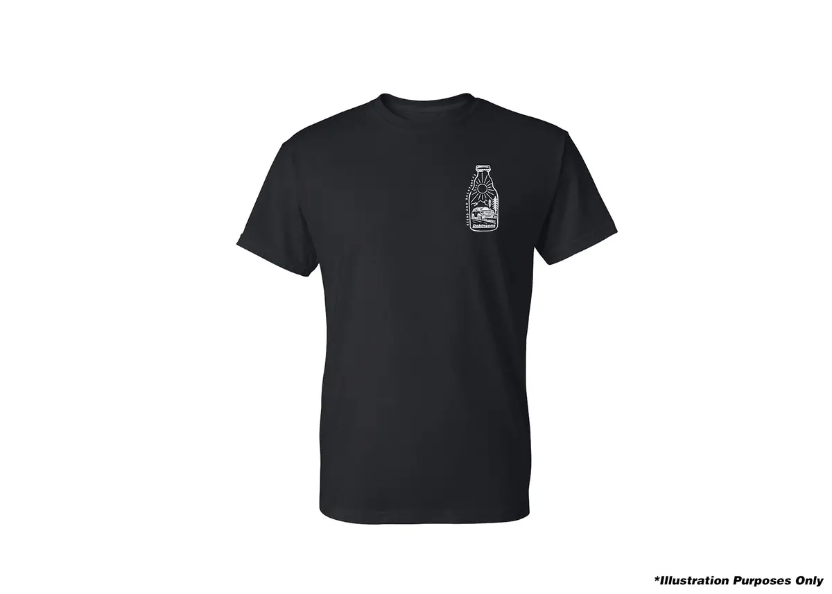 Dobinsons Beers And Backtracks Black / 200 Series Land Cruiser T-Shirt (Pg00-2315) 1