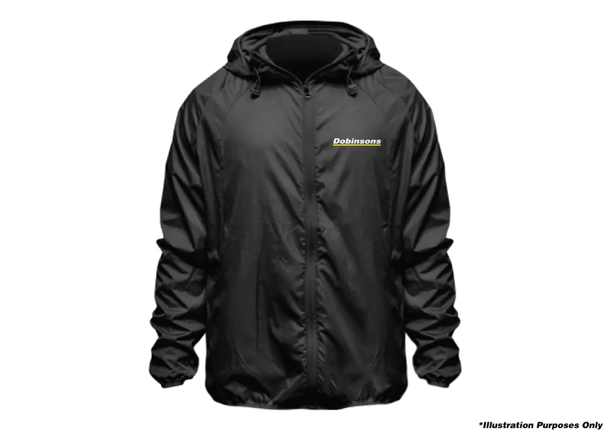 Dobinsons Black Logo Wind Breaker (Pg00-2322) - Pg00-2322 1