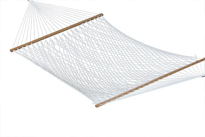 Polyester Rope Hammock - Double- White 1