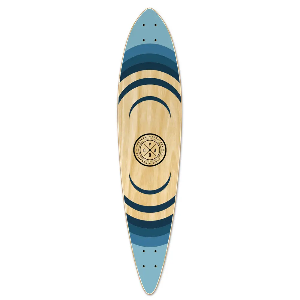Yocaher Ripple 40" Pintail Longboard Deck - Earth Series 1