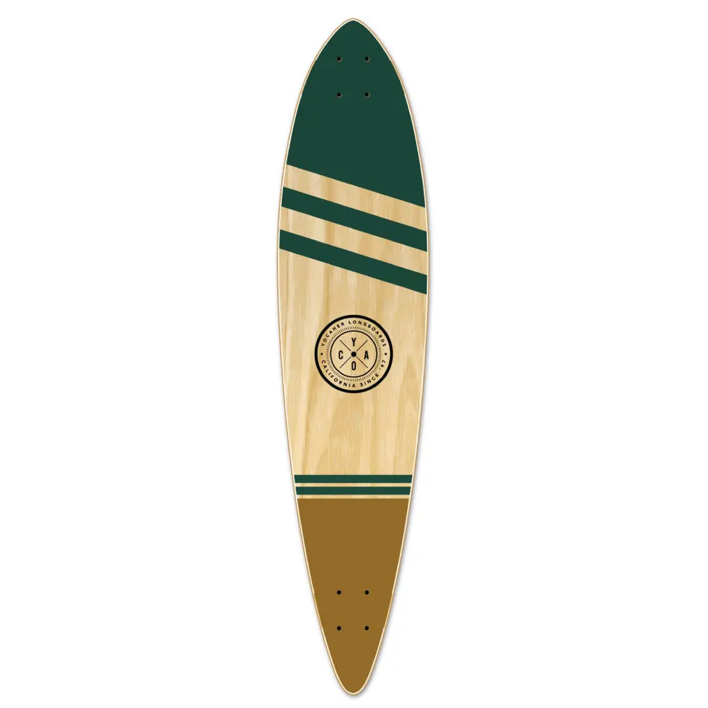 Yocaher Wind 40" Pintail Longboard Deck - Earth Series 1