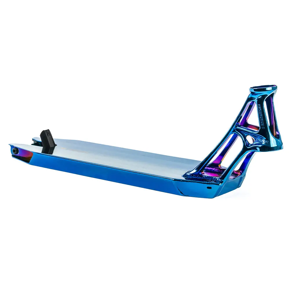 Ethic Pandemonium V2 Pro Scooter Deck - Chrome Blue - 5.1" 1