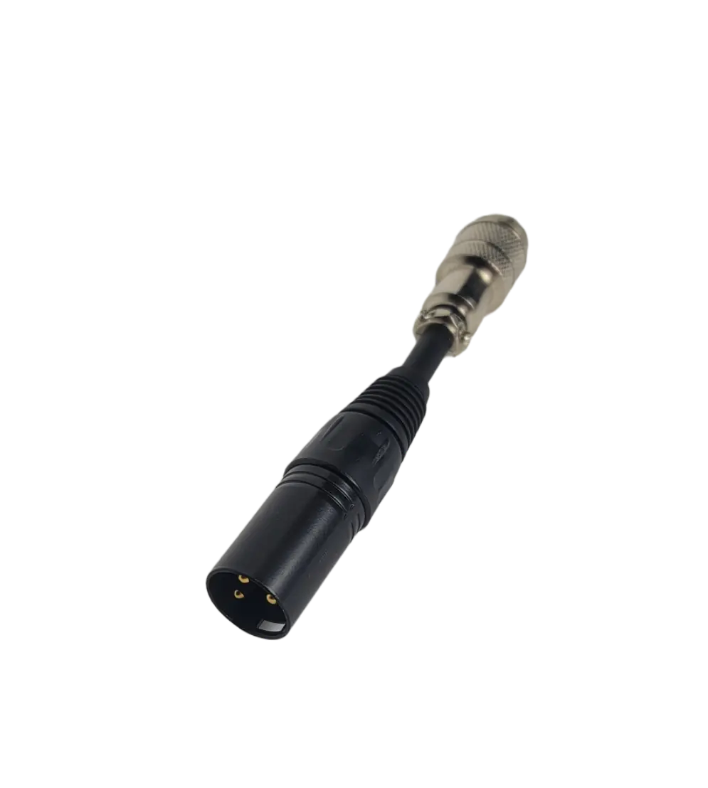 Gx16-3 Male To Xlr Male Adapter 1