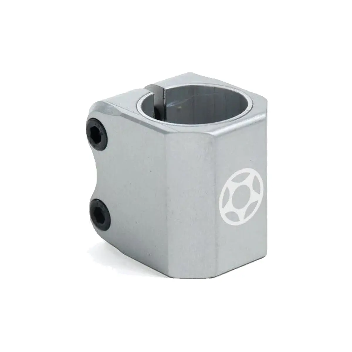 Proto Half Knuckle Scooter Double Clamp - Silver 1