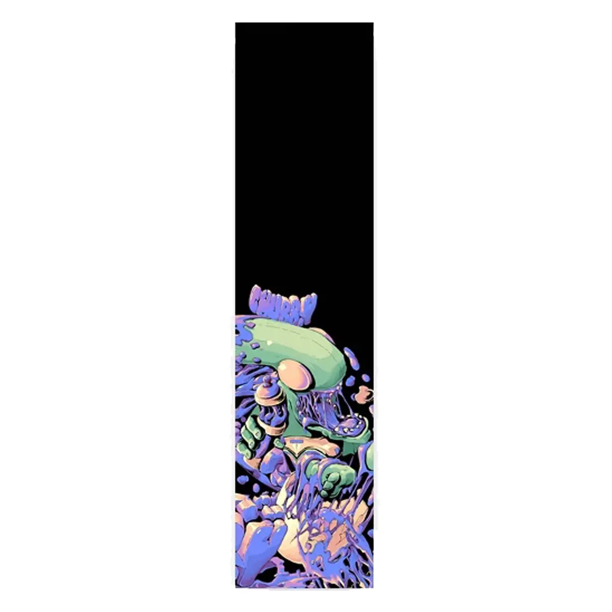 Chubby Alien Scooter Griptape - Black / Purple 1