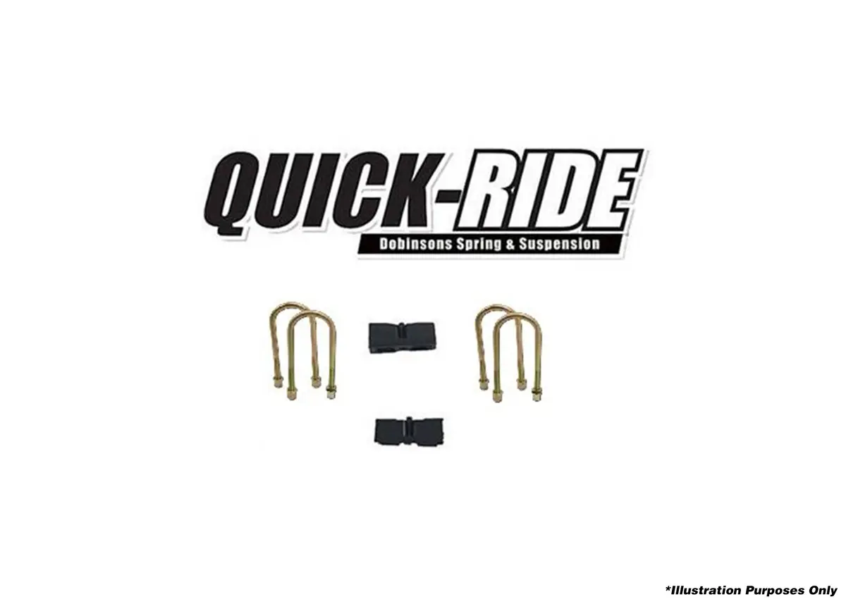 Dobinsons 2" Quick Ride Kit Includes U-Bolts - Qr19-502K 1