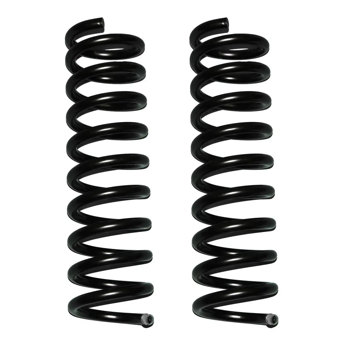 Softride Coil Spring Set Of 2 Front W/4 Inch Lift Black 14-18 Ram 2500 Skyjacker 1