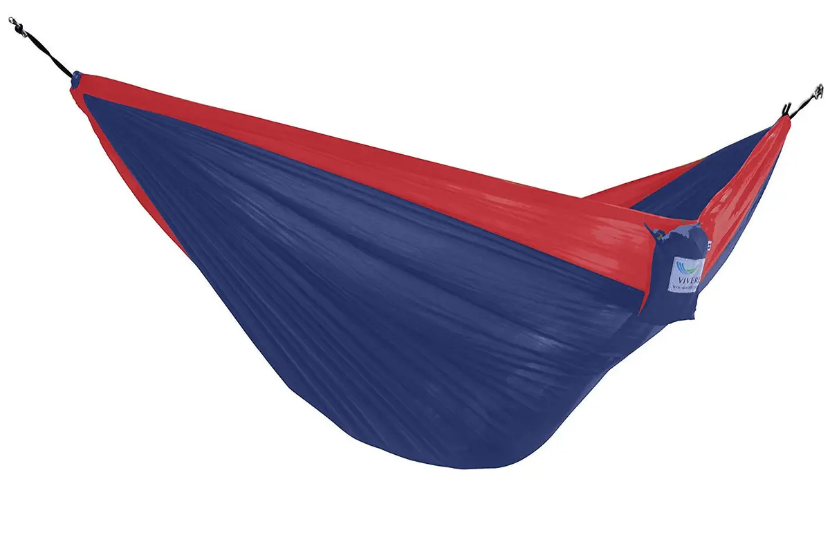 Parachute Hammock - Double (Navy/Red) 1
