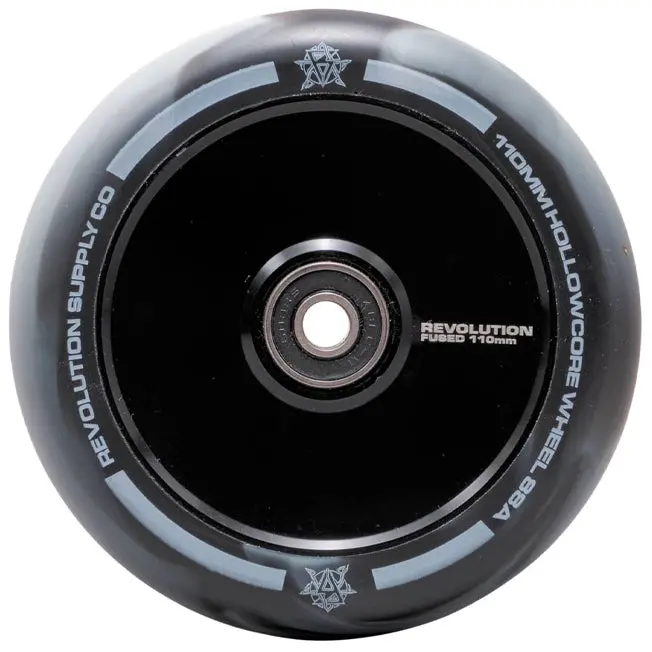 Revolution Fused Hollowcore Wheel - 110Mm - Black/White Swirl 1