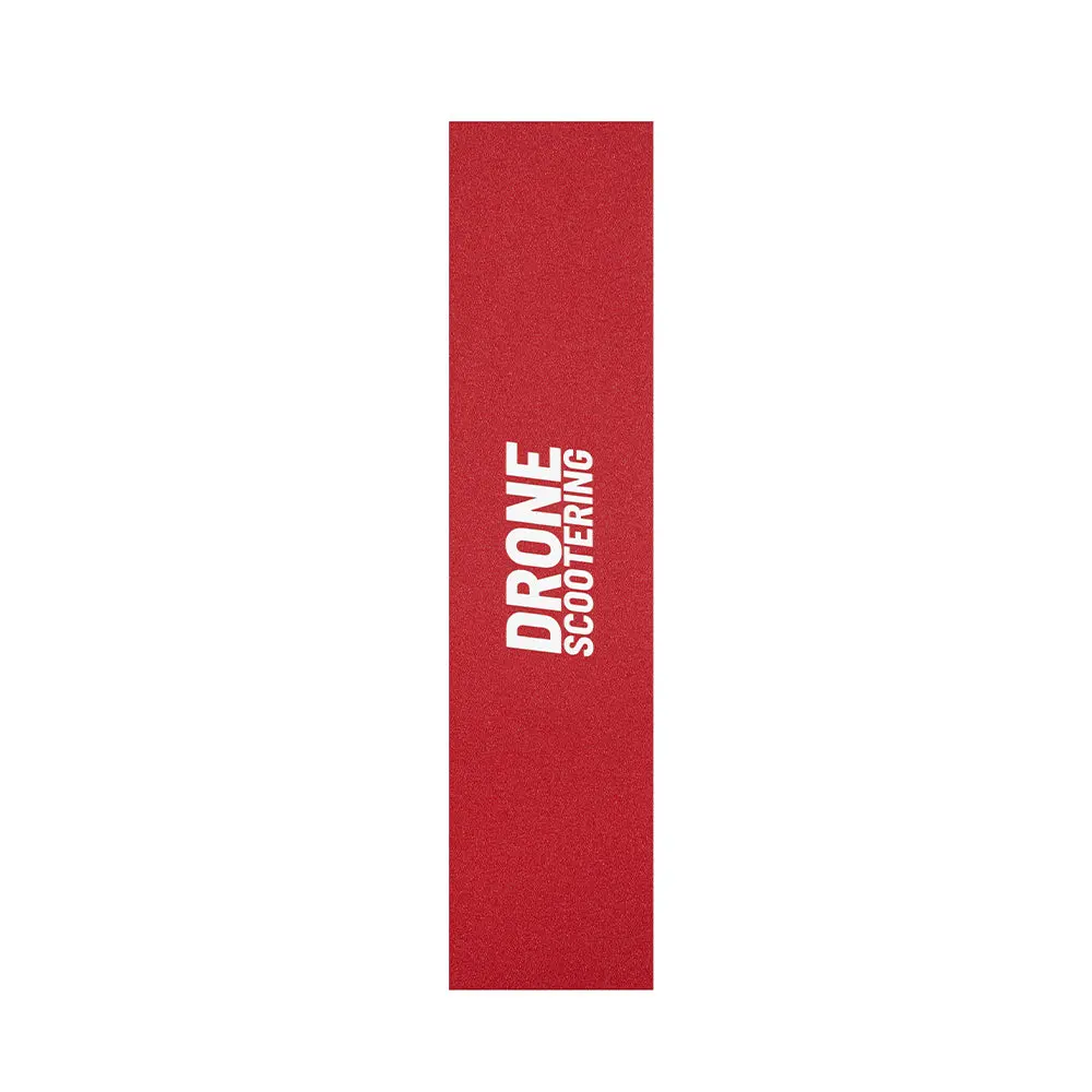 Drone 'Scootering' Logo Griptape - Red 1