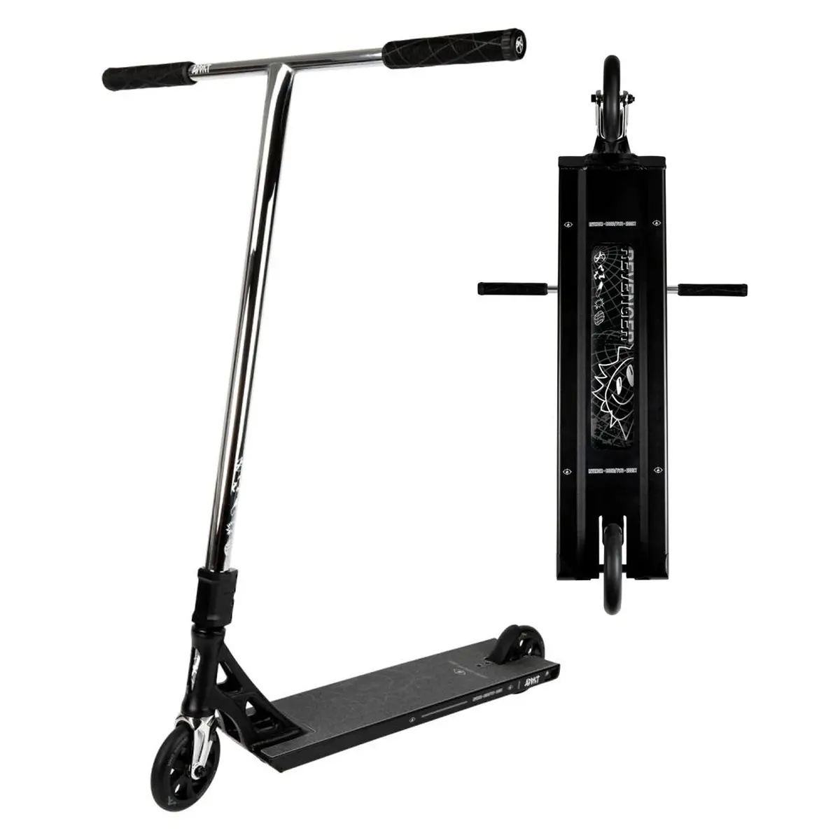 Addict Revenger Complete Scooter - Black / Chrome 1