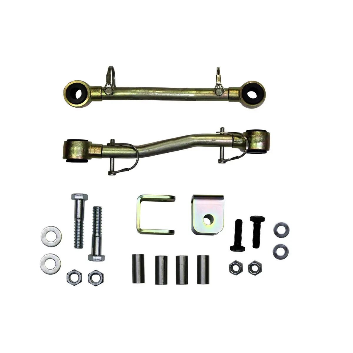 Sway Bar Extended End Links Disconnect Front Lift Height 2.5-4 Inch Double Black Rubber Bushings 97-06 Jeep Wrangler 97-06 Jeep Tj Skyjacker 1
