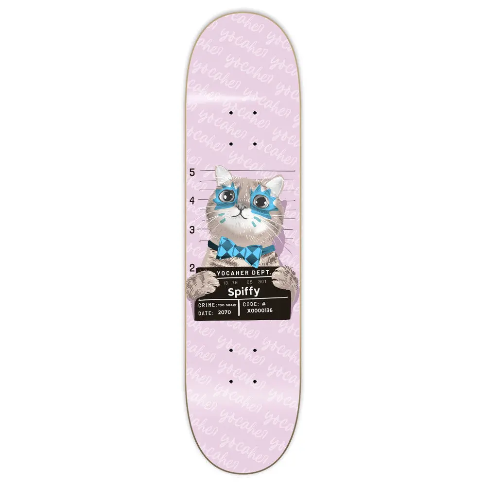Yocaher Rockstar Kitty Cat  Graphic Skateboard Deck 1