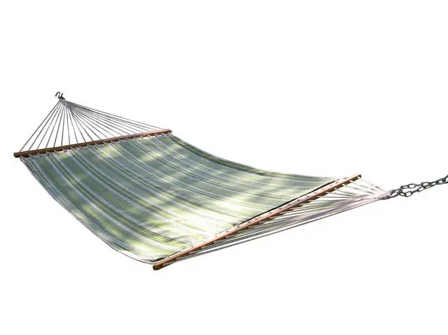 Sunbrella® Quilted Hammock - Double- Carnegie Celeste 1