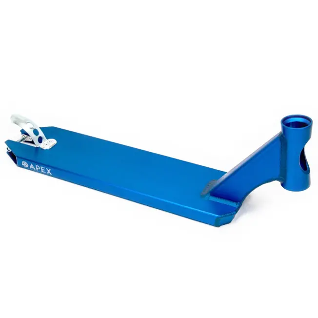 Apex Pro Scooter Deck - Peg Cut - Anodized Blue - 5.0" 1