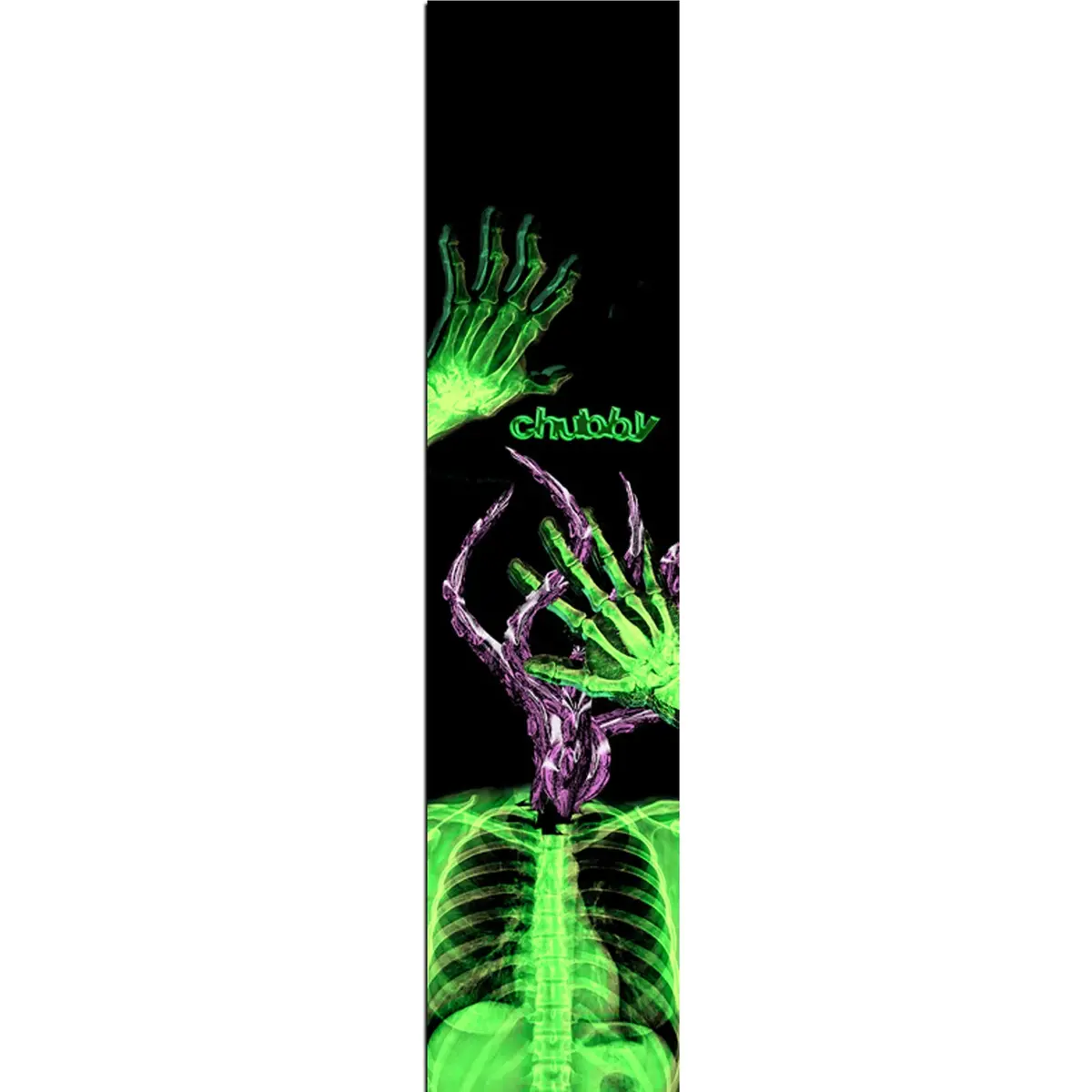 Chubby Tentaskull Scooter Griptape - Green / Black 1