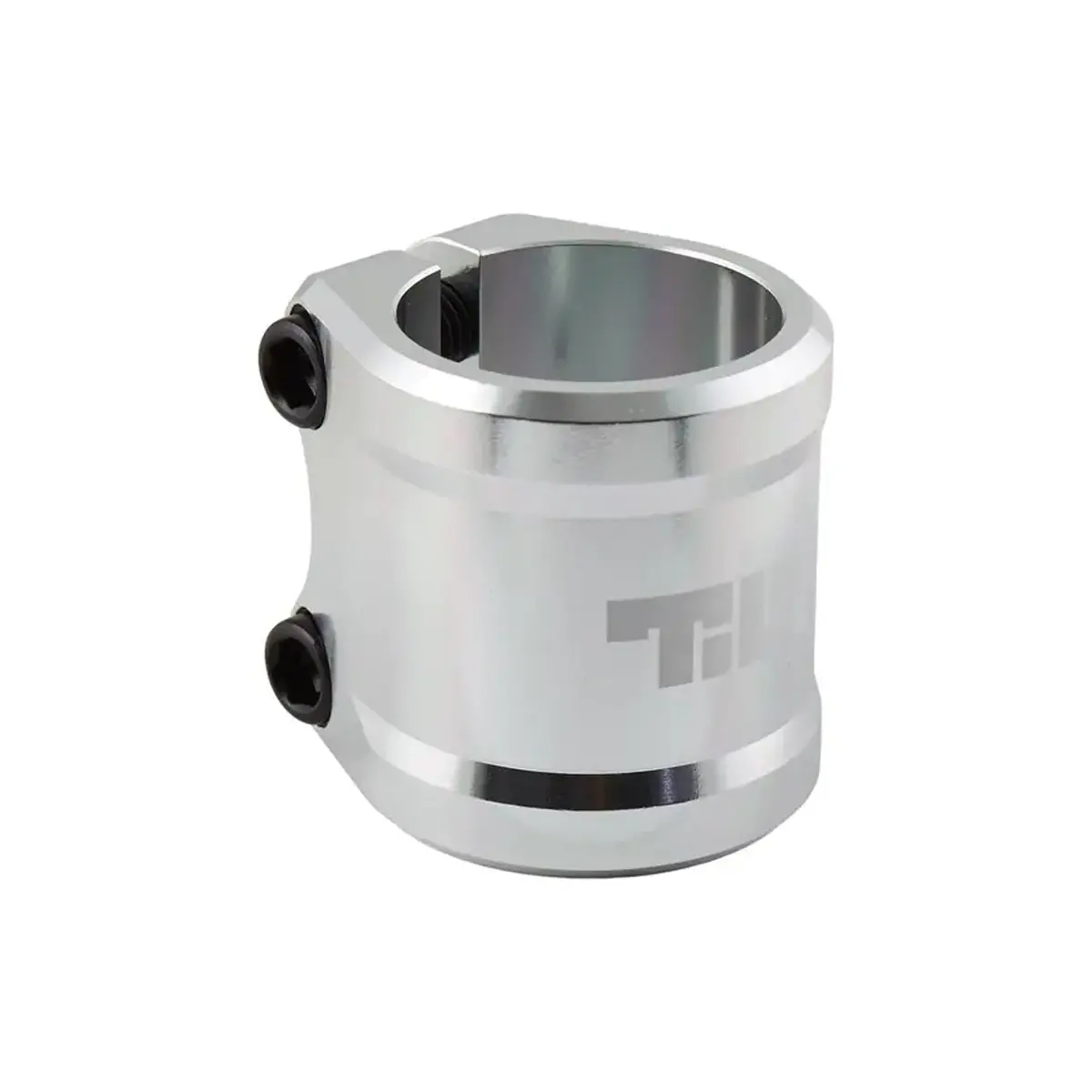 Tilt Arc Oversized Scooter Double Clamp - Silver 1