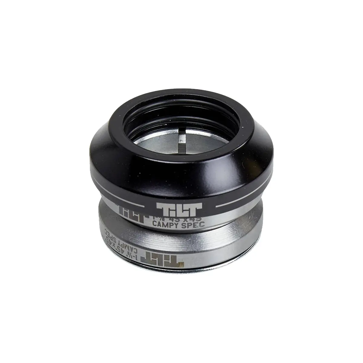 Tilt Integrated Tall Stack Pro Scooter Headset - Anodized Black 1