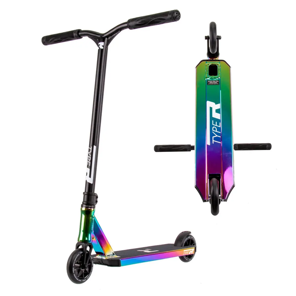 Root Industries Type R Complete Scooter - Black / Oil Slick 1