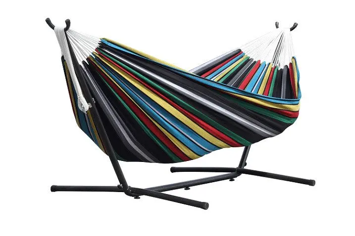 Uhsdo9-27 Double Cotton Hammock With Stand (9Ft) Color: Rio Night 1