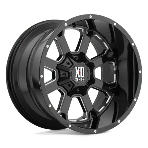 Xd825 20X12 6X135/5.5 G-Blk Mill -44Mm 1