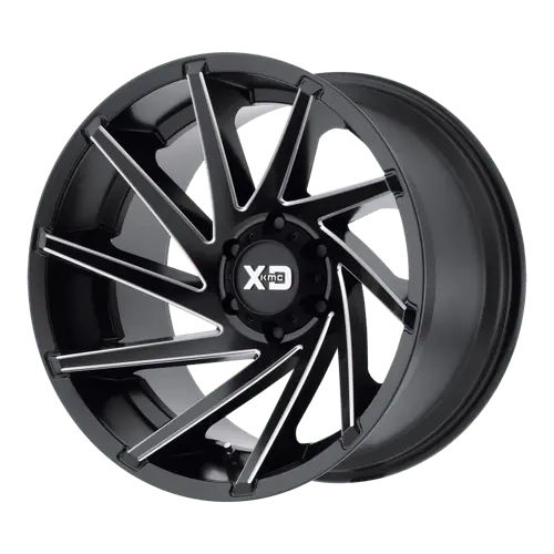 Xd834 20X12 6X5.5 S-Blk Mill -44Mm 1