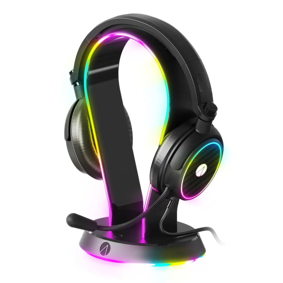 X Rocker C6-100Led Light Up Rgb Gaming Headset And Stand Bundle For Consoles And Pc 1