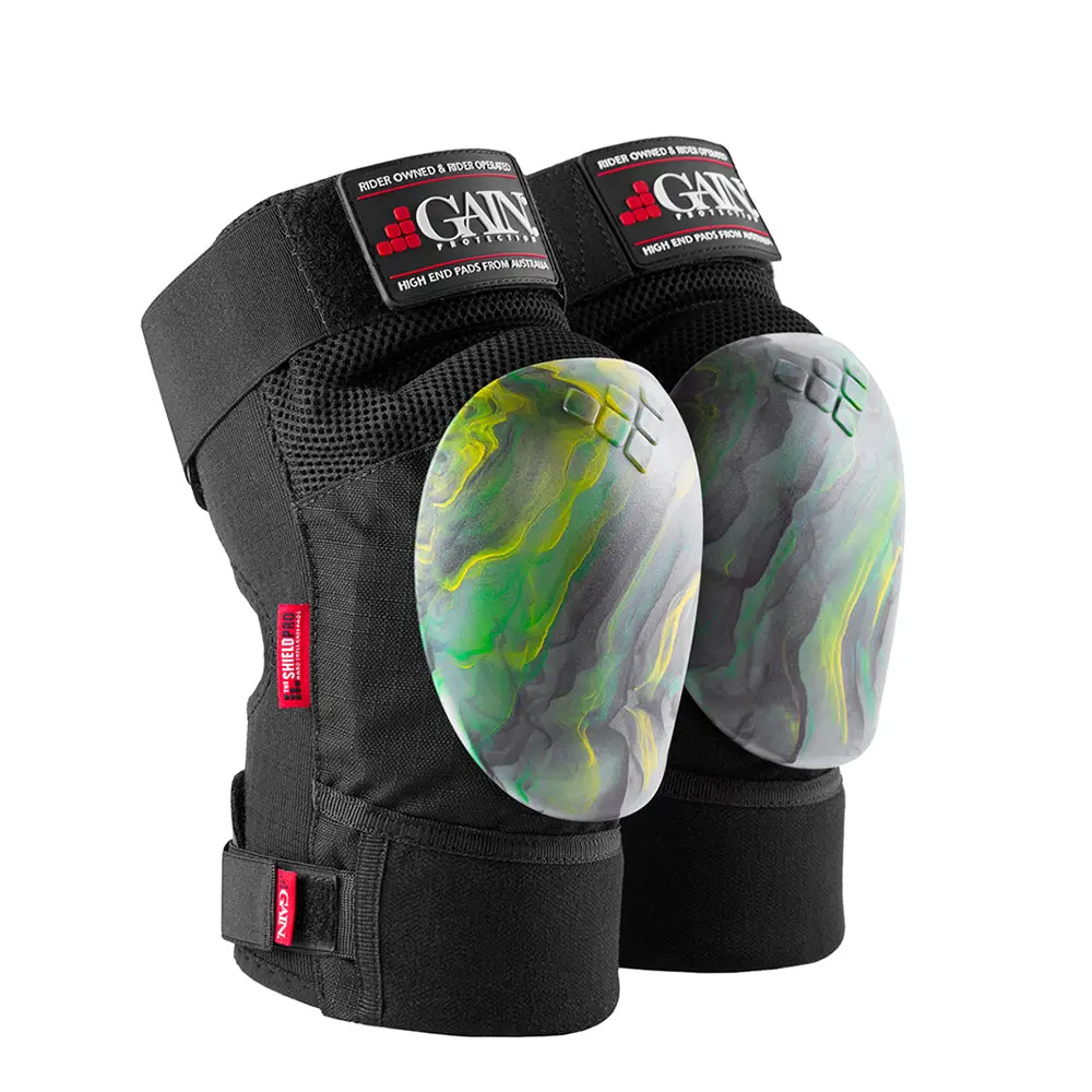 Gain Protection Shield Pro Knee Pads - Aussie Swirl 1