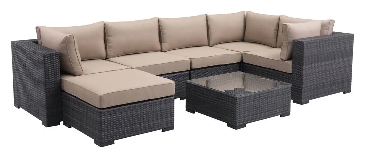Bocagrande Sectional By Zuo Vive (7 Piece Set) 1