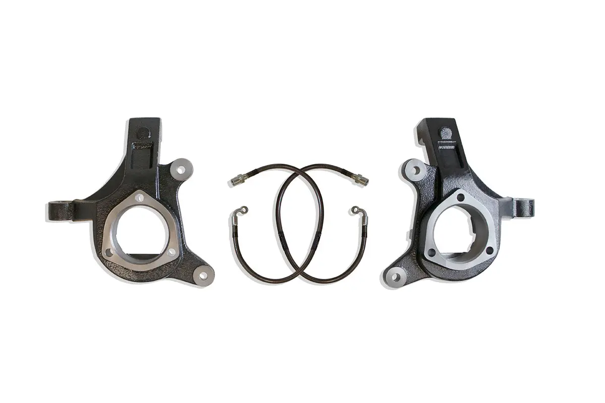 3" Lift Spindles W/ Brake Lines 1