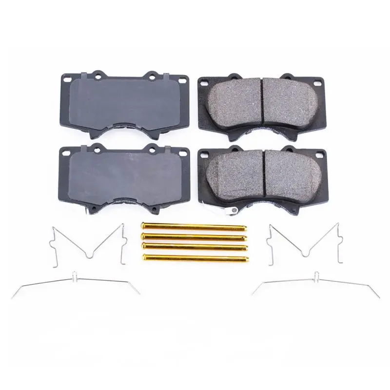 Power Stop 10-19 Toyota 4Runner Front Z17 Evolution Ceramic Brake Pads W/Hardware 1
