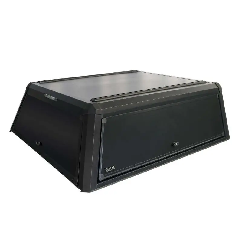 Westin Exp Truck Cap Complete Kit A + Bs (21-25 Ford F-150/Lightning/Raptor Cc 5.5Ft. Bed) - Black 1
