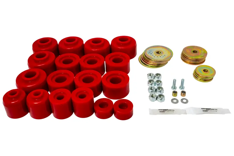 Energy Suspension 10-24 Toyota 4Runner Body Mount Set - Red 1