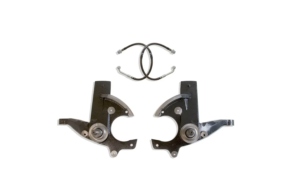 3" Lift Spindles W/ Brake Lines 1