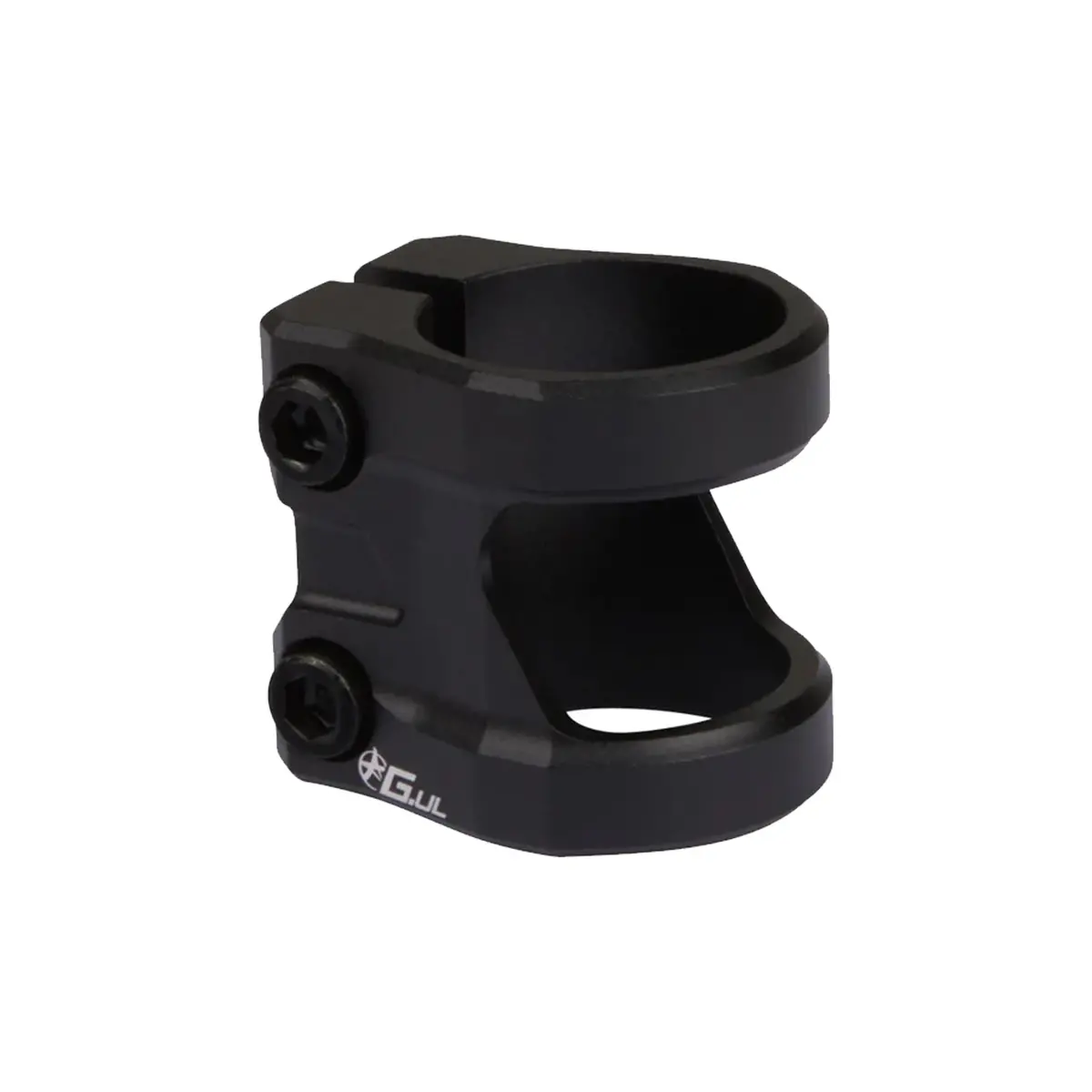 Addict Ultra Light Scooter Double Clamp - Anodized Black 1
