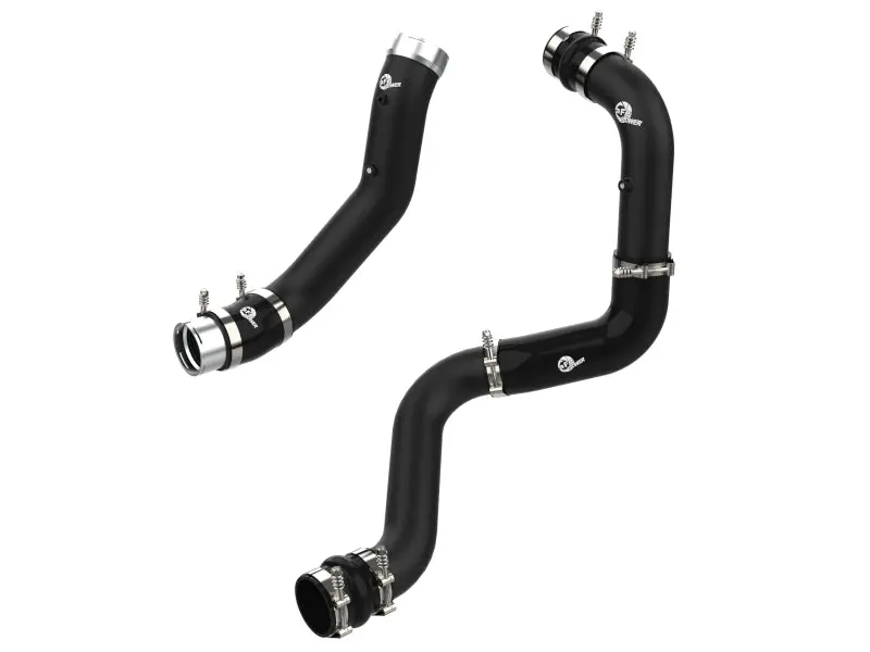 Afe Bladerunner Black 3In Aluminum Charge Pipe Kit 20-21 Gm Diesel Trucks V8-6.6L (Td) L5p 1