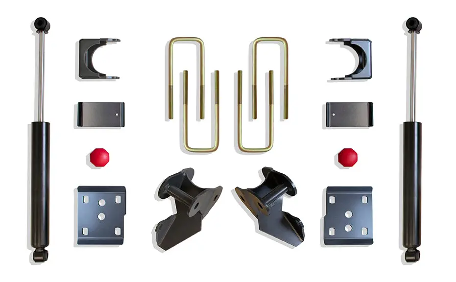 4" Rear Lowering Box Kit 1