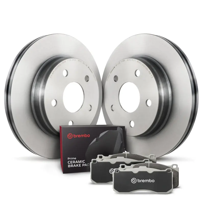 Brembo Oe 07-10 Jeep Grand Cherokee Front Disc Brake Kit 1