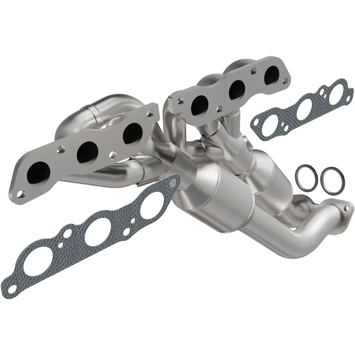 Catalytic Converter With Integrated Exhaust Manifold 1