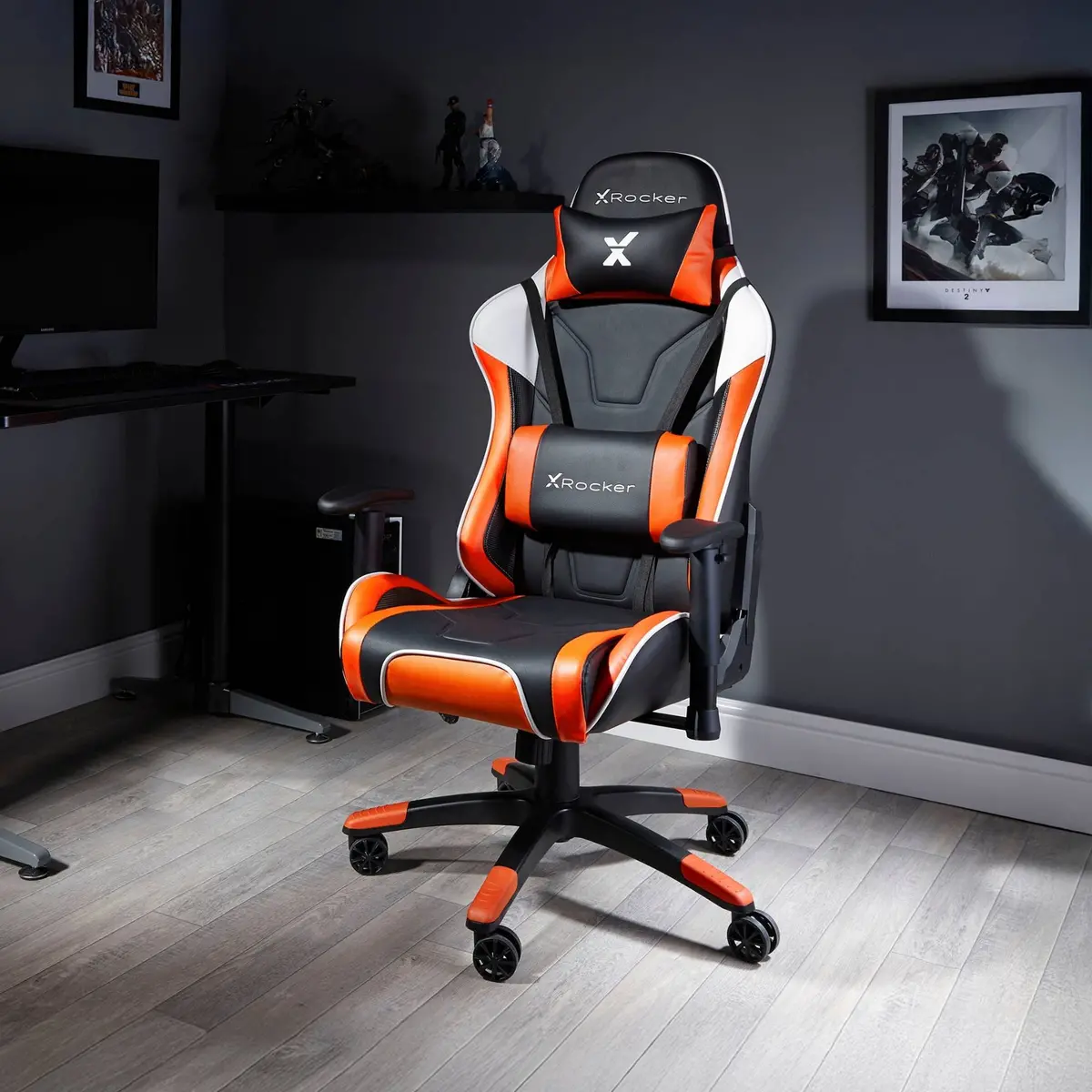 Agility Esport Ergonomic Gaming Chair - Black / Orange 1
