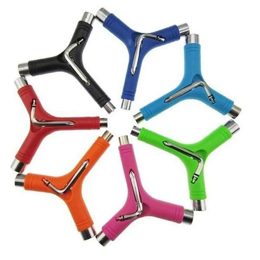 All-In-One Skate Tool Y-Shape For Longboards Or Skateboards 1