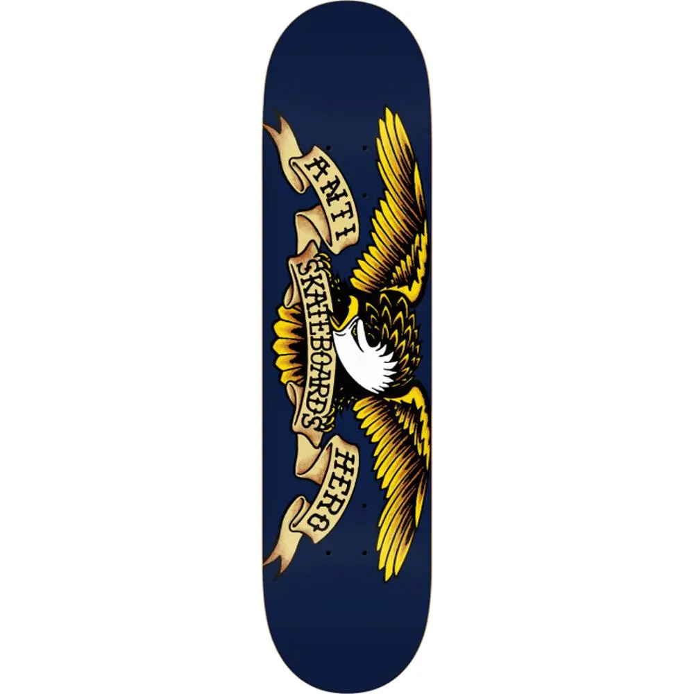 Antihero Classic Eagle 8.5" Navy Skateboard Deck 1