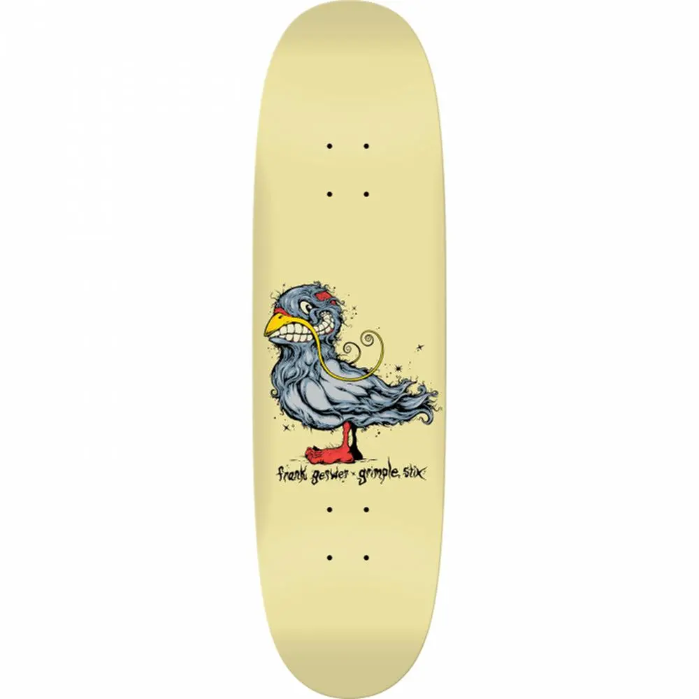Antihero Gerwer Pigeon Vision 8.75" Cream Skateboard Deck 1