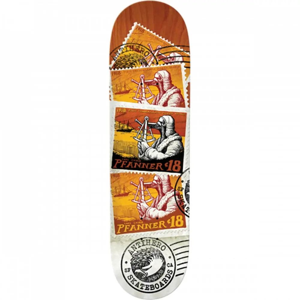 Antihero Pfanner Postal 8.25" Skateboard Deck 1