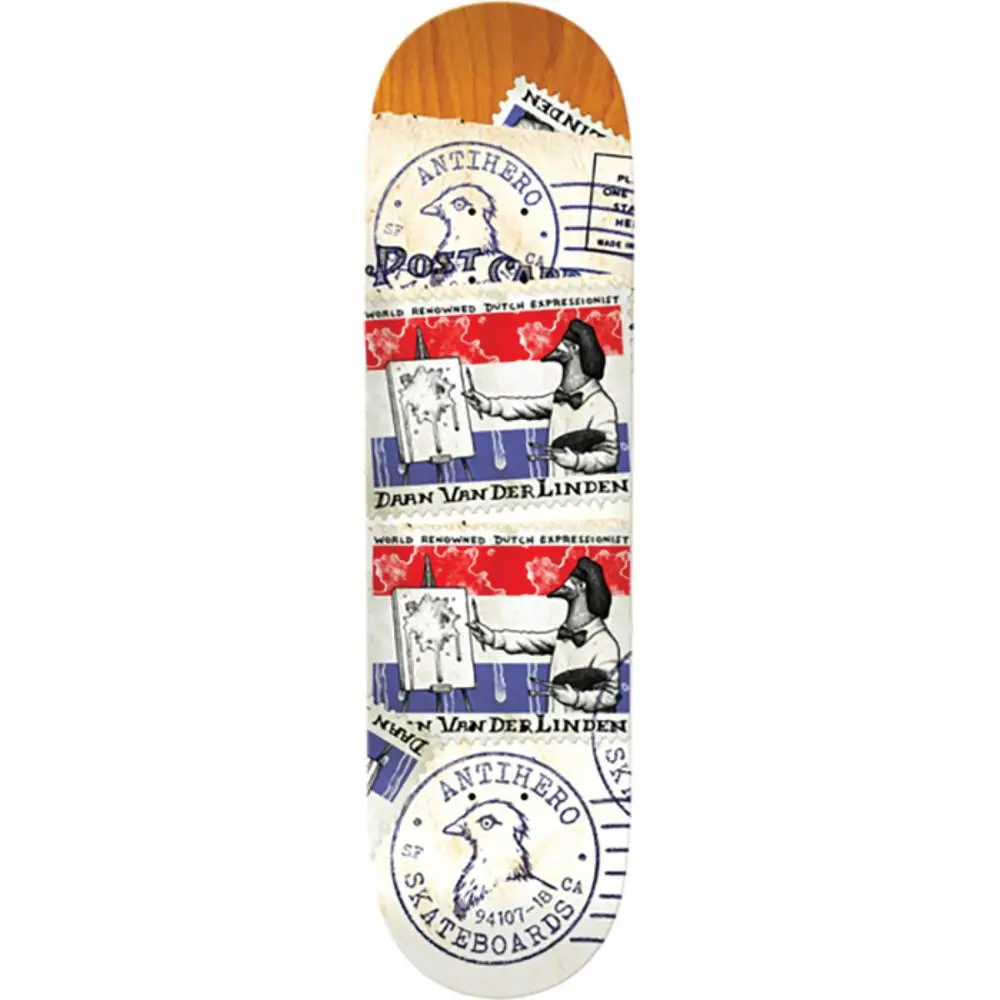 Antihero Van Der Linden Postal 8.5" Skateboard Deck 1