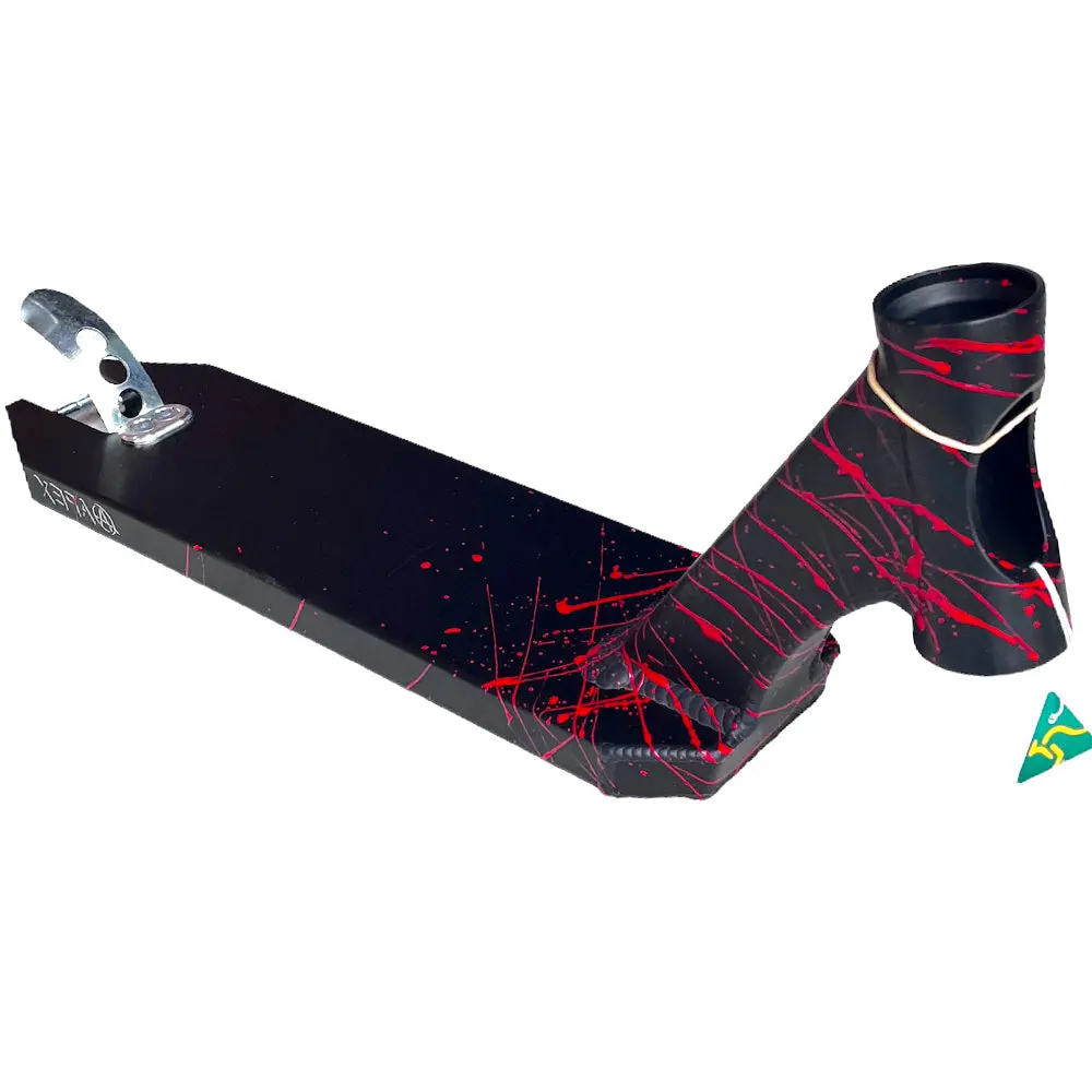 Apex Mini Pro Scooter Deck - Black / Red - 4.5" 1