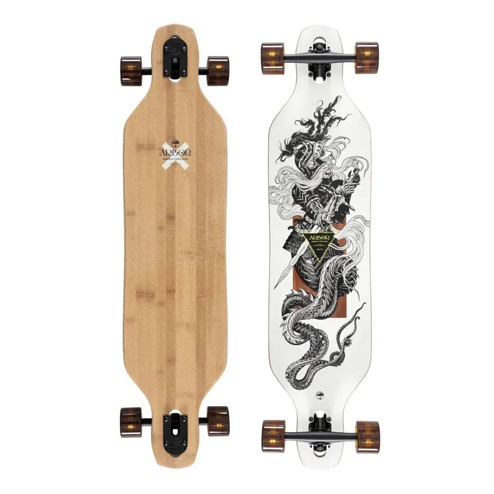 Arbor Bamboo Axis Darmaeva 40" Drop Through Longboard 1