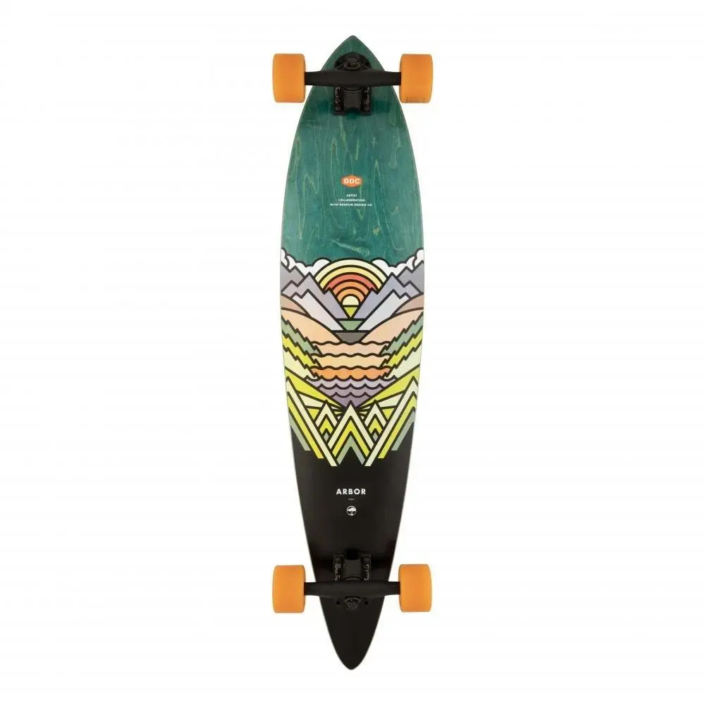 Arbor Fish Artist Performance 37" Pintail Longboard 1
