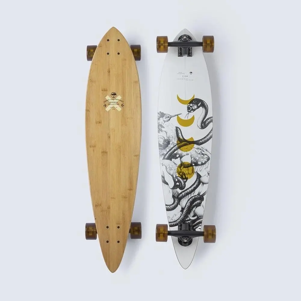 Arbor Fish Bamboo 37" Pintail Longboard 1